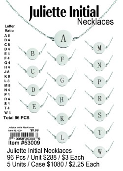 Juliette Initial Necklaces